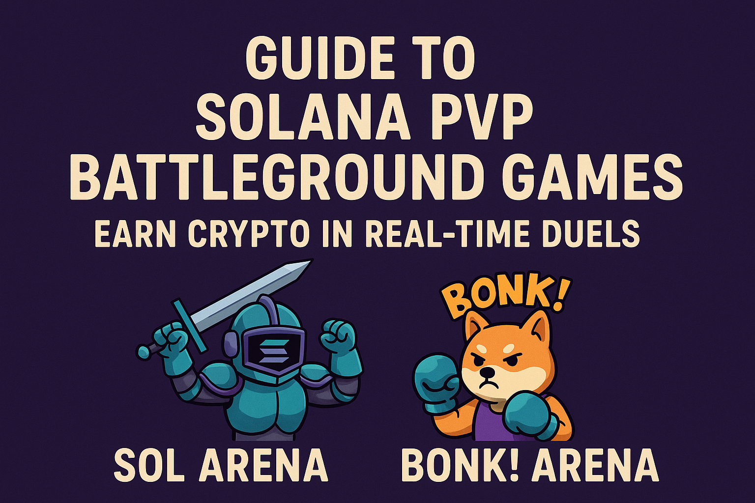 Guide to Solana PVP Battleground Games: Earn Crypto in Real-Time Duels