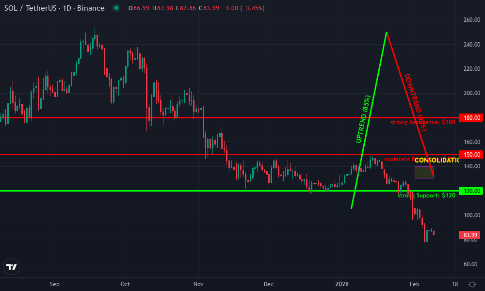 Solana Technical Chart by Market Analyst