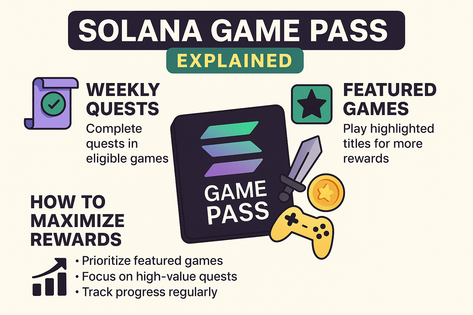 Solana Game Pass Explained: Weekly Quests, Featured Games, and How to Maximize Rewards