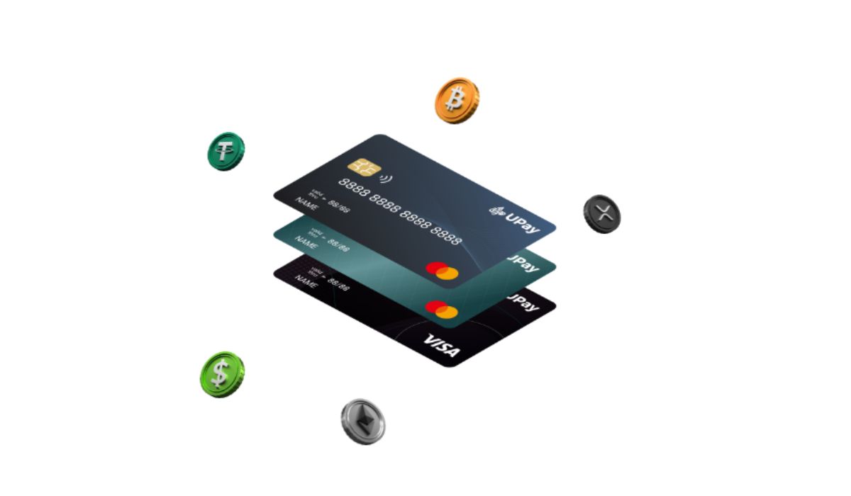 User tapping Payy Visa Card at a checkout terminal with digital wallet interface on phone, illustrating private stablecoin spending on Solana
