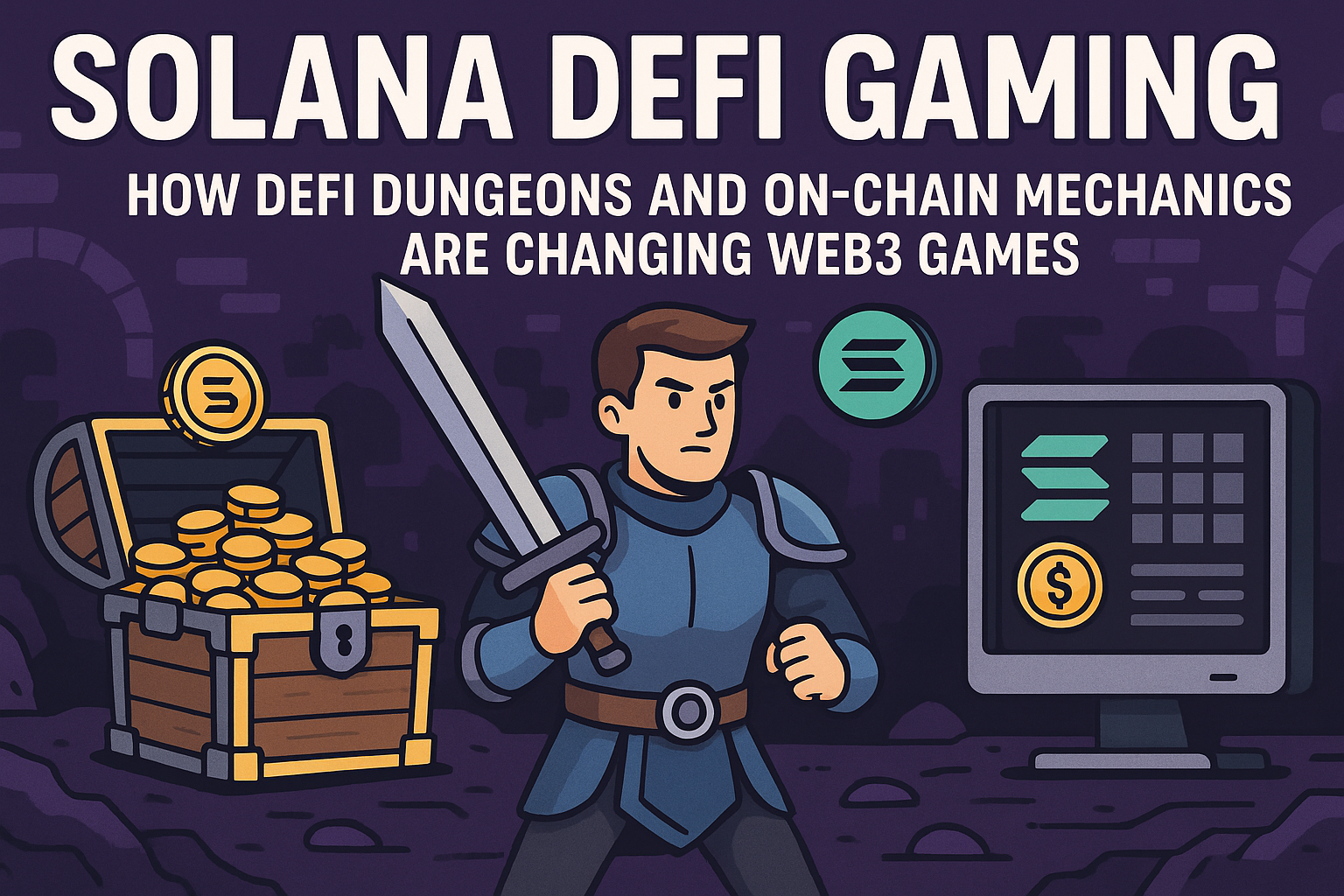 Solana DeFi Gaming: How DeFi Dungeons and On-Chain Mechanics Are Changing Web3 Games