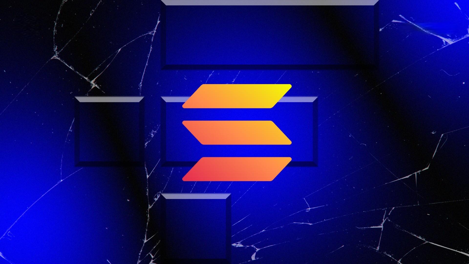 Solana-powered neobank apps displayed on modern smartphones, showcasing digital banking features and stablecoin integration