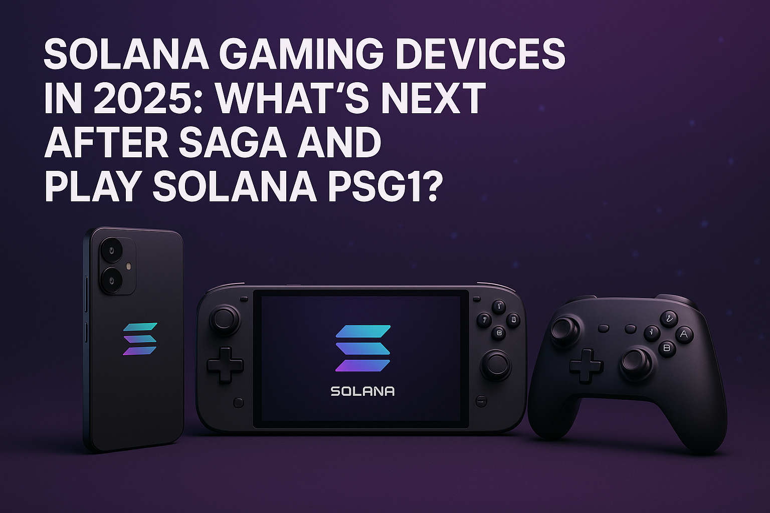 Solana Gaming Devices in 2025: What’s Next After Saga and Play Solana PSG1?