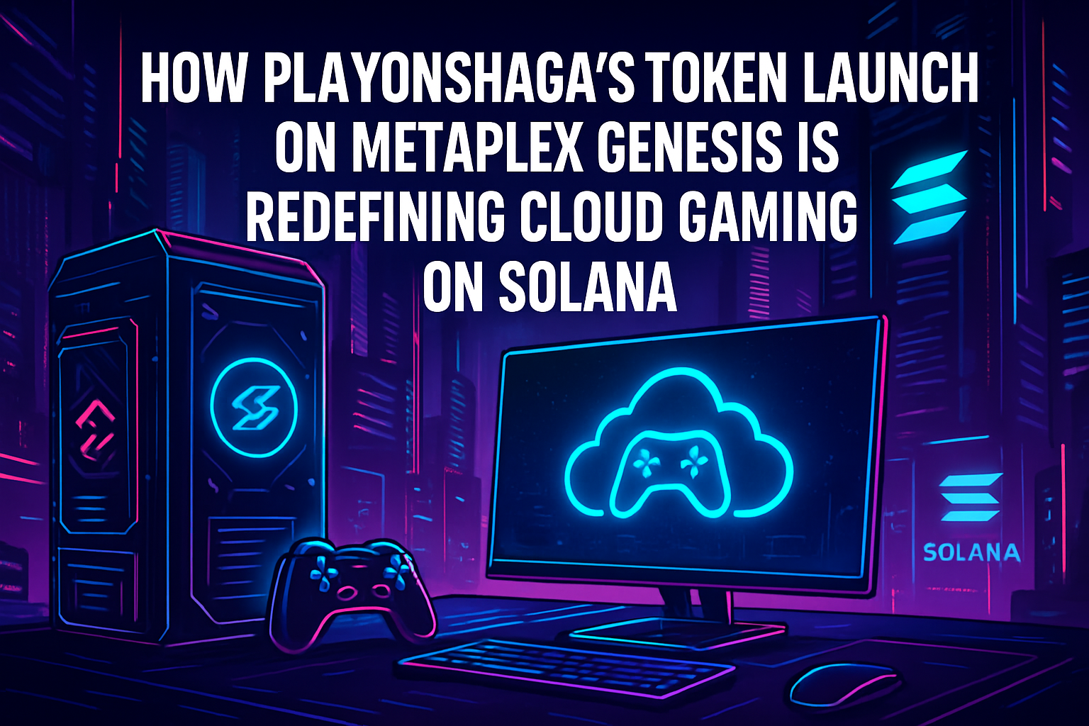 How PlayOnShaga's Token Launch on Metaplex Genesis is Redefining Cloud Gaming on Solana