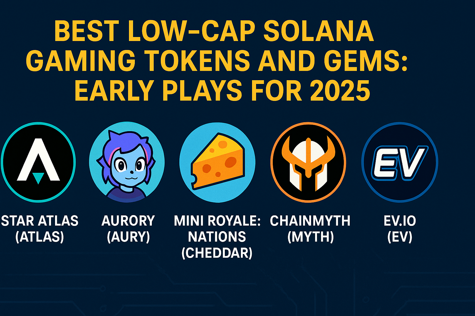 Best Low-Cap Solana Gaming Tokens and Gems: Early Plays for 2025