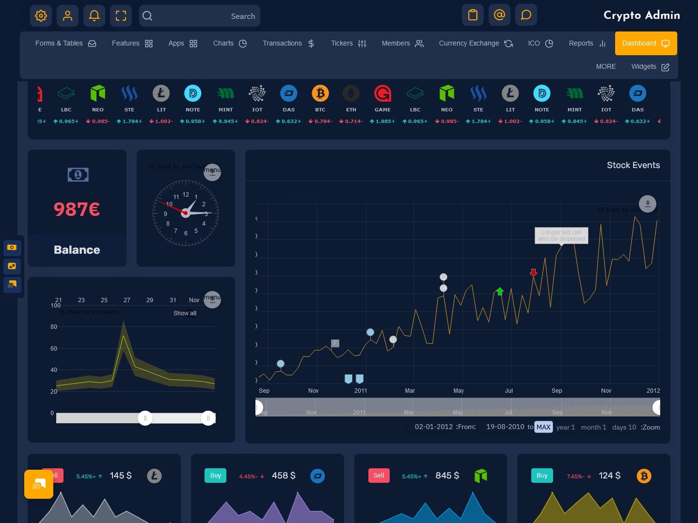 Sleek dashboard interface for trading tokenized stocks on Solana blockchain, featuring digital assets like Apple and Tesla without displaying specific price data.